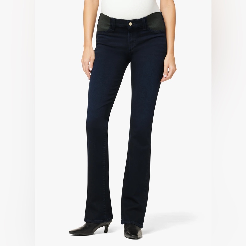 Joe's Jeans The Icon Women's Dark Blue Boot Cut Maternity Jeans new with tag 27